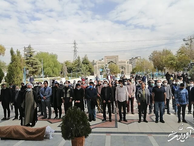 پیکر هوشنگ چالنگی با نوای کرنا به خاک سپرده شد